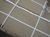 Sandstein-Elemente (Abdeckplatten aus Sandstein, grau-gelb, gesägt-gespalten)