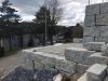 Granit-Mauersteine / Naturstein-Mauer / Granit-Mauer / Wasserbausteine, grau, Mittelkorn, gespalten (Granit-Mauersteine aus Polen), Mauersteine für eine Natursteinmauer, Polengranit - Foto von unseren Kunden