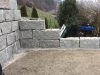 Granit-Mauersteine / Naturstein-Mauer / Granit-Mauer, grau, Mittelkorn, gespalten (Granit-Mauersteine aus Polen), Mauersteine für eine Natursteinmauer, Polengranit