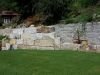 Granit-Mauersteine / Naturstein-Mauer / Granit-Mauer, grau-gelb, Mittelkorn, allseitig gespalten (Granit-Mauersteine aus Polen) - Foto von unseren Kunden, Mauersteine für eine Natursteinmauer, Polengranit