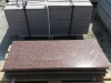 ROTE Granit-Platten,  (aus VANGA - ein importiertes, skandinavisches Material) poliert – unterschiedliche Größen/Maßen (NUR BEISPIEL)