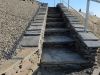 Łupek szarogłazowy - schody z łupka