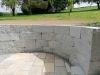 Granit-Mauersteine / Naturstein-Mauer / Granit-Mauer (grau, Mittelkorn, Granit-Mauersteine aus Polen), gesägt - gespalten - Foto von unseren Kunden. Mauersteine für eine Natursteinmauer, Polengranit / Wasserbausteine
