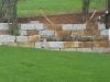 Natursteinmauer / Naturstein-Mauer / Granit-Mauer... Granit-Mauersteine, grau-gelb, Mittelkorn, allseitig gespalten (Granit-Mauersteine aus Polen), Mauersteine für eine Natursteinmauer, Polengranit